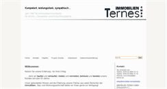 Desktop Screenshot of immobilien-ternes.de