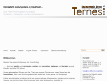 Tablet Screenshot of immobilien-ternes.de